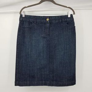 J.CREW Dark Wash Denim Jean Skirt